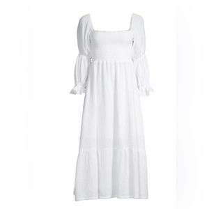 CAARA Aphrodite Crinkle Smocked
Dress